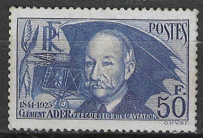 France 1938 - Yvert 398 - Clément Ader (PF), Envoi, Non oblitéré