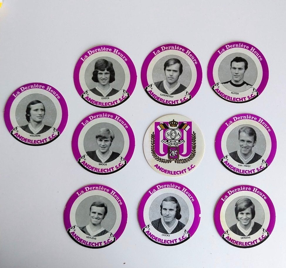 très anciens autocollants  ANDERLECHT, Enlèvement ou Envoi