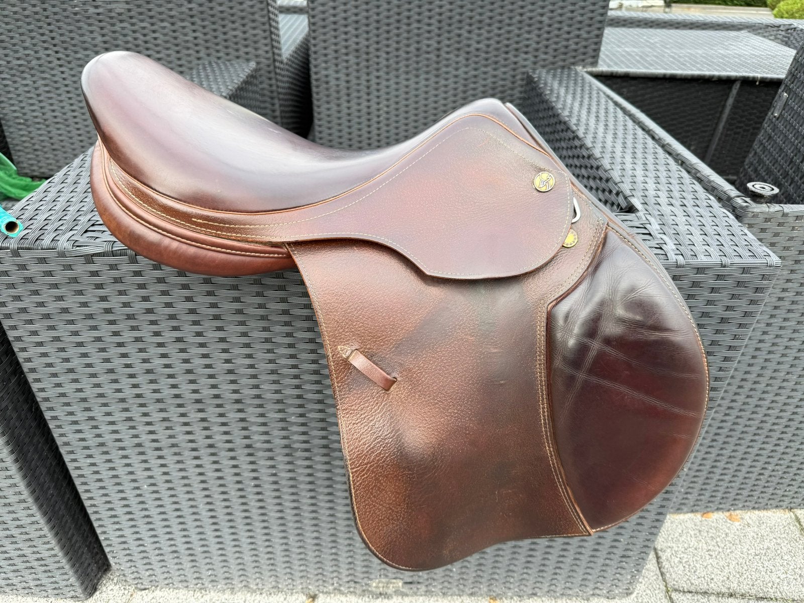 Prestige springzadel, Dieren en Toebehoren, M (17 inch), Prestige, Ophalen of Verzenden, Middel