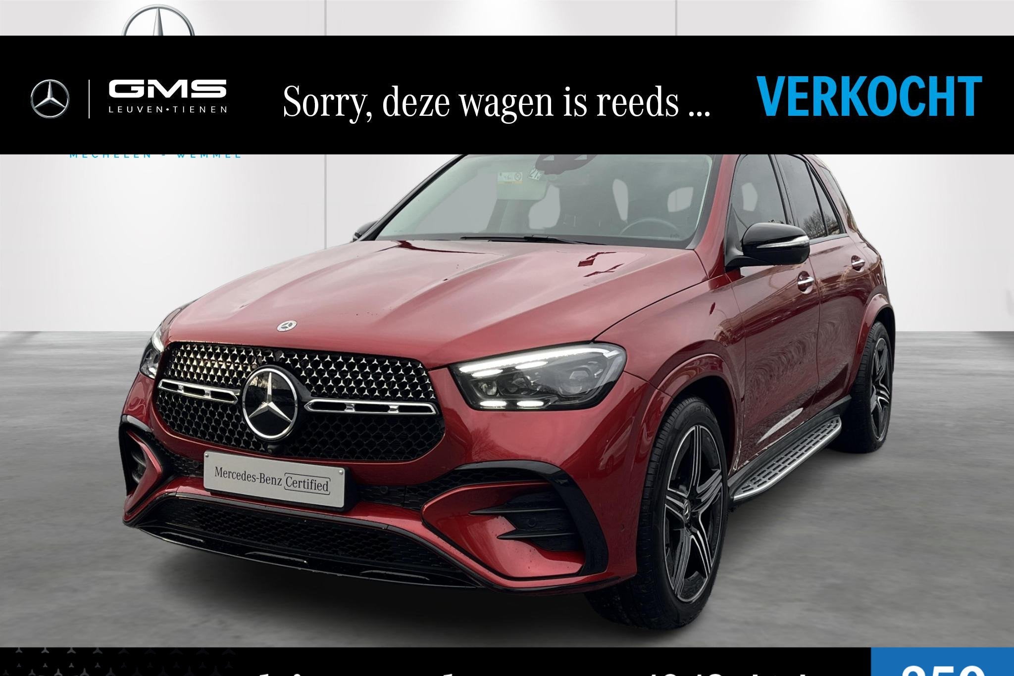 Mercedes-Benz GLE GLE 400 e 4MATIC AMG Line, Auto's, Head-up Display, Stof, Gebruikt, Zwart