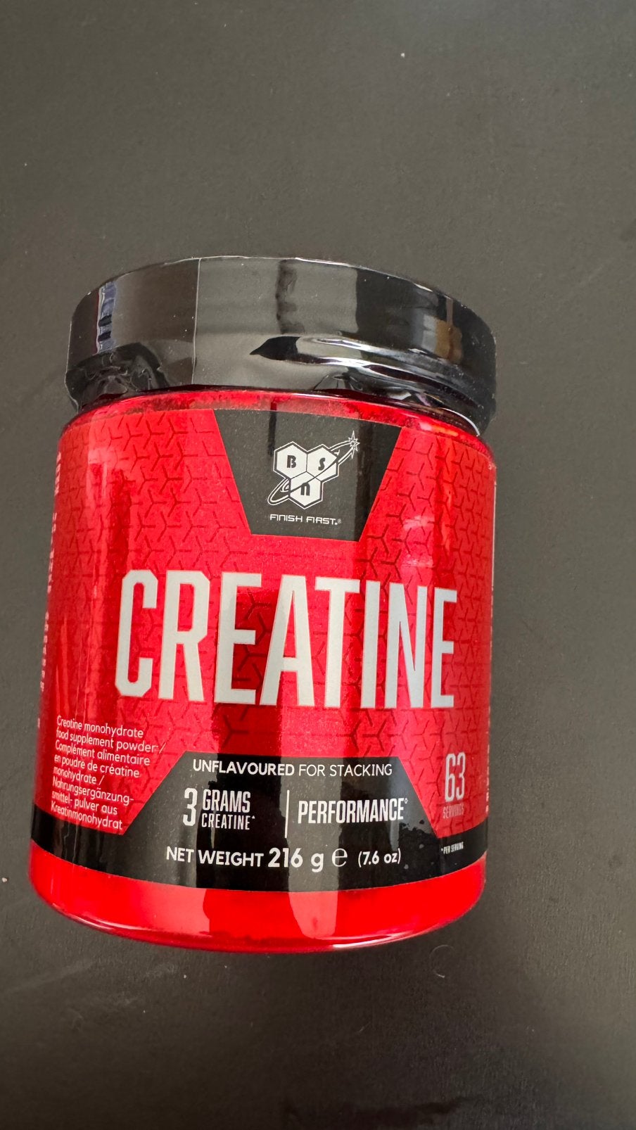 Creatine monohydrate 216gr, Ophalen, Nieuw