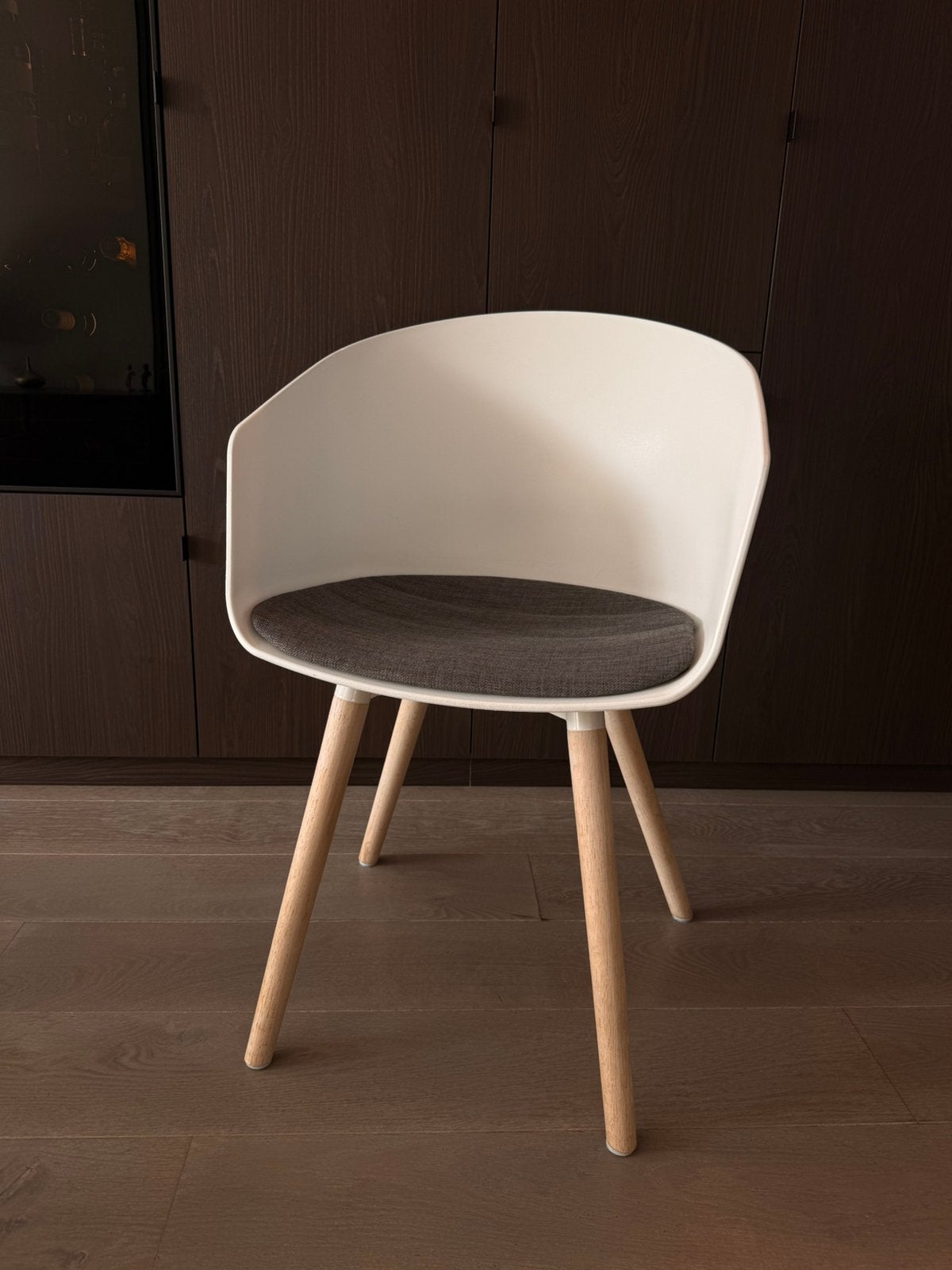 Set van 6 kuipstoelen, Huis en Inrichting, Ophalen, Zo goed als nieuw, Wit, Vijf, Zes of meer stoelen
