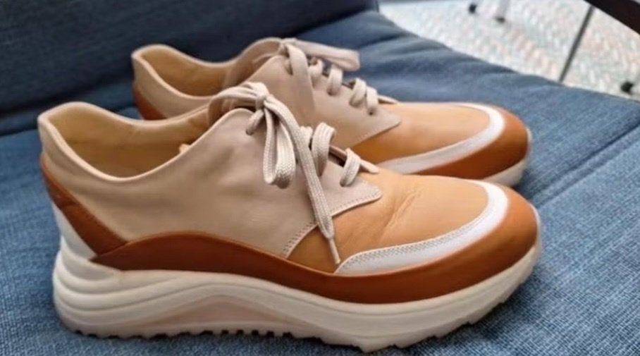 Lederen sneakers Mym maat 40, Bruin, Ophalen of Verzenden, Zo goed als nieuw, Sneakers