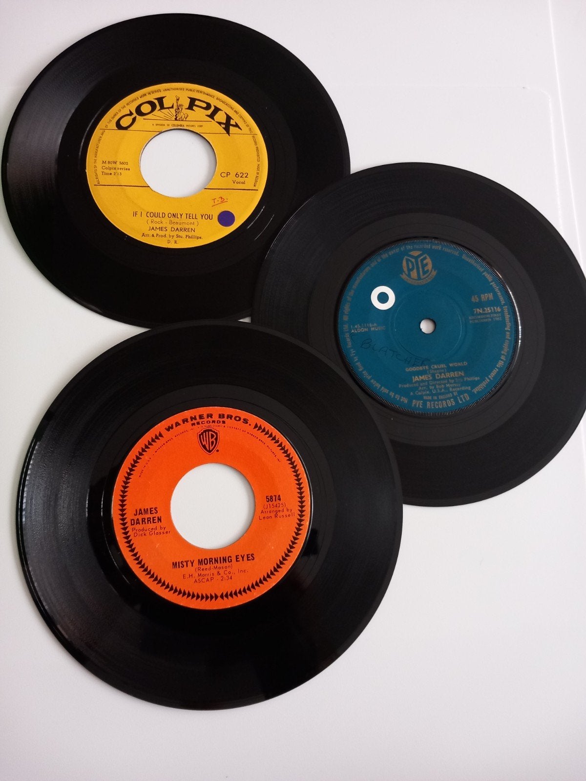 JAMES DARREN. 60S OLDIES POP-CORN 3 X 45T, Pop