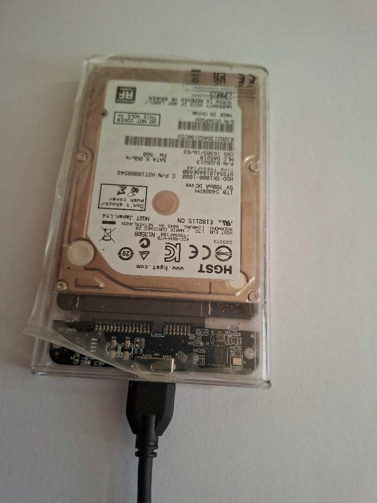 externe HDD van 1TB, Computers en Software, Harde schijven, Ophalen, Gebruikt, HDD, 1024GB