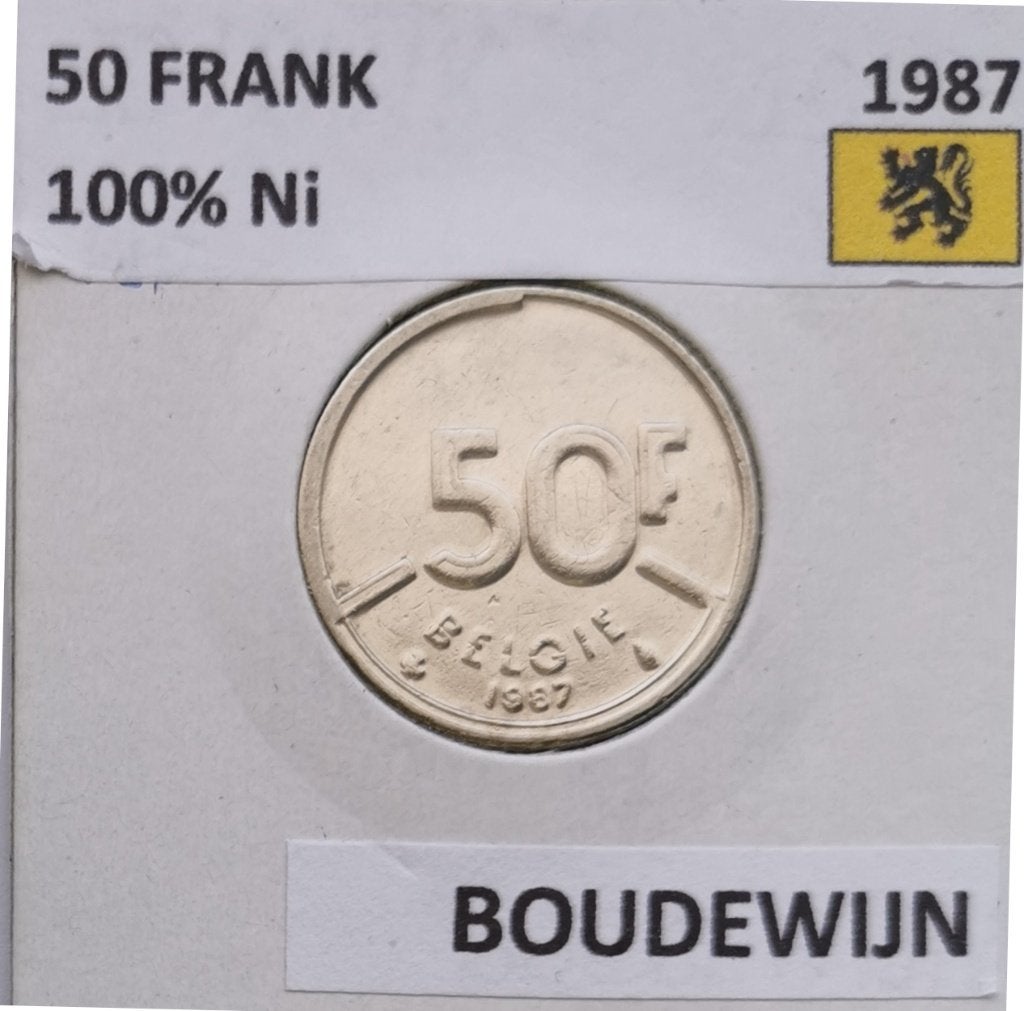 Belgische munten, Postzegels en Munten, Verzenden, Metaal, Losse munt
