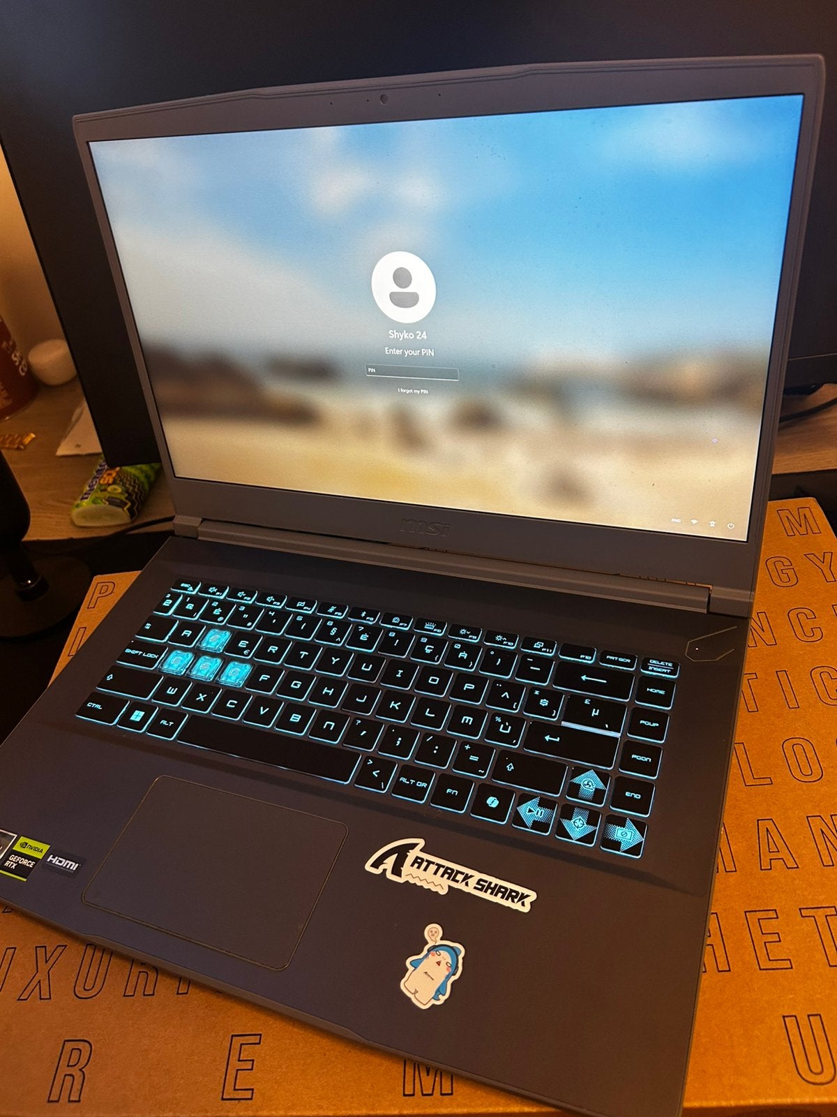 MSI Thin A15, Comme neuf, Enlèvement, Gaming, SSD