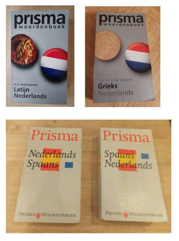 prisma woordenboek oud grieks/ latijn/ spaans - nederlands, Ophalen of Verzenden, Latijn