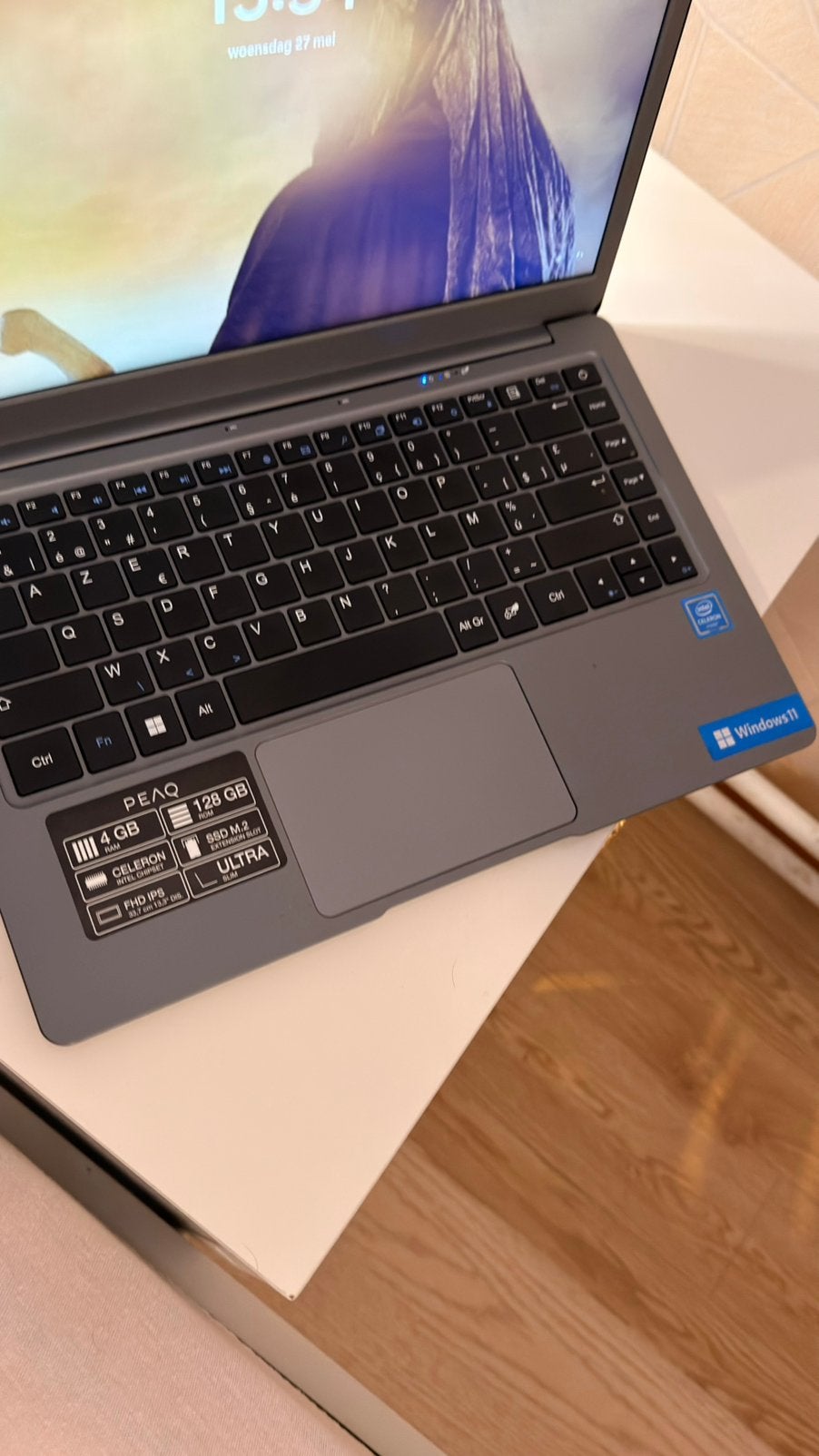Peaq Windows Laptop 15.6” | Intel | Goede staat, Computers en Software, Windows Laptops, Ophalen, Zo goed als nieuw, 15 inch, 4 GB