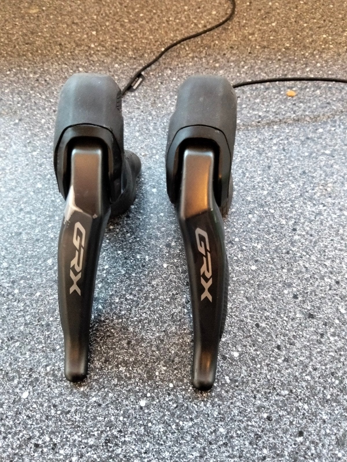 Shimano GRX RX815 di2 2x11sp shifterset., Gebruikt, Ophalen of Verzenden, Derailleur of Ketting, Aluminium