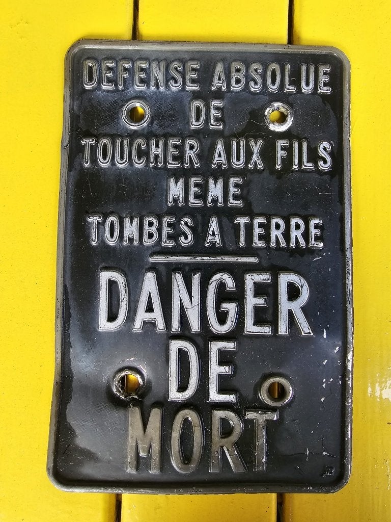 plaque métallique SNCF, Antiquités & Art, Enlèvement ou Envoi