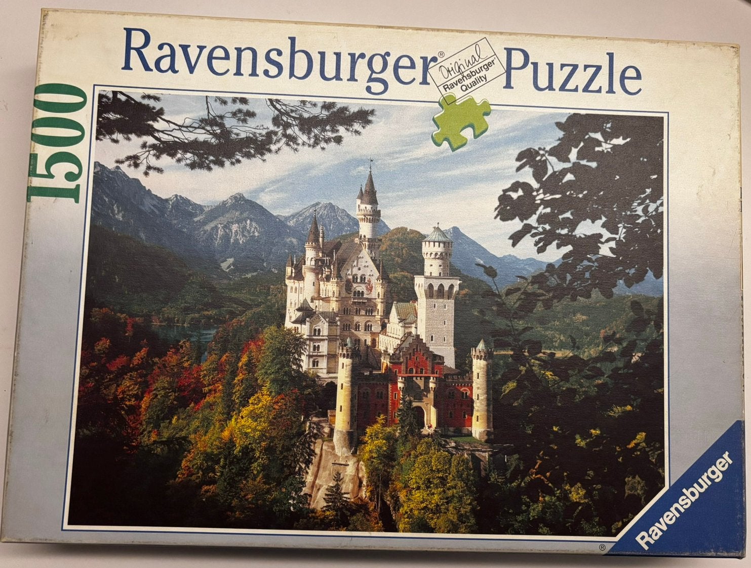 Ravensburger Legpuzzel 1500 stukken - Neuschwanstein Castle, Hobby en Vrije tijd, Denksport en Puzzels, Ophalen of Verzenden, Zo goed als nieuw
