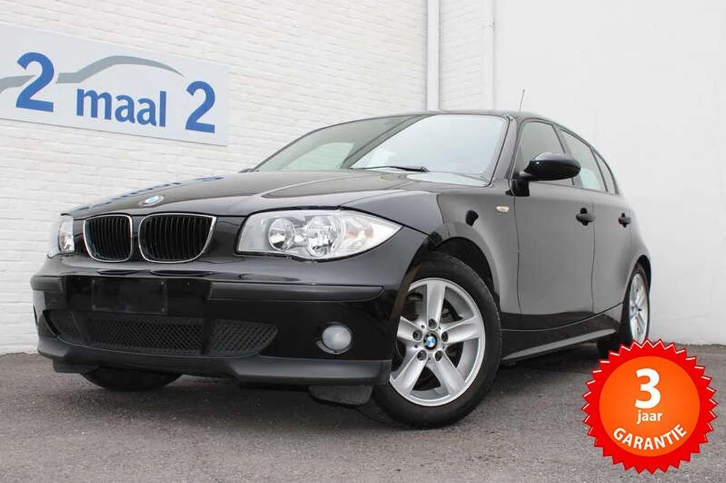 BMW 1 Serie 116 Airco Inclusief 3 JAAR garantie! (bj 2006), Auto's, 1596 cc, 1 Reeks, Gebruikt, Zwart
