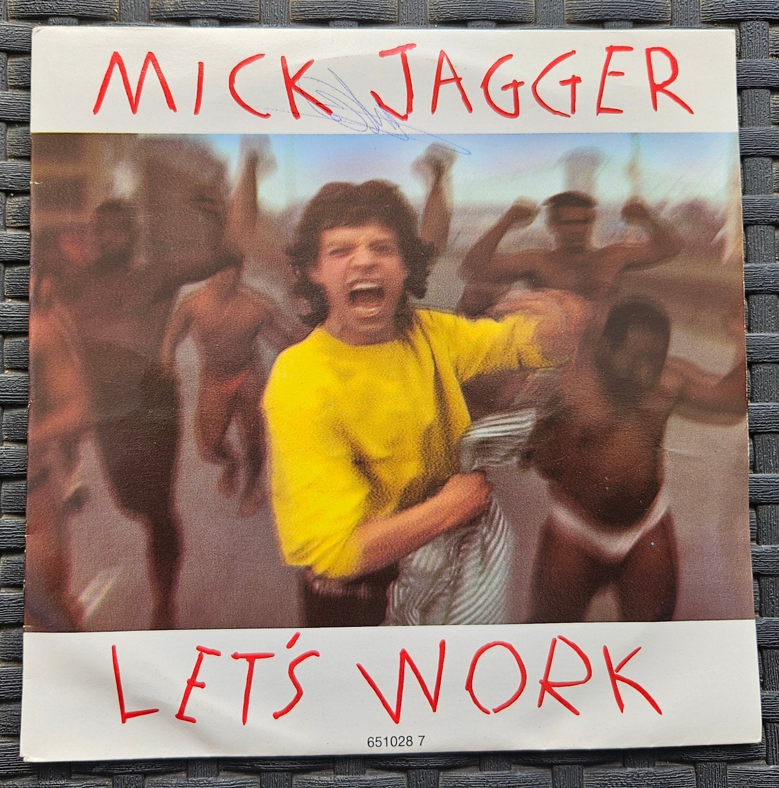 Mick Jagger 1987 Let's Work, Ophalen of Verzenden