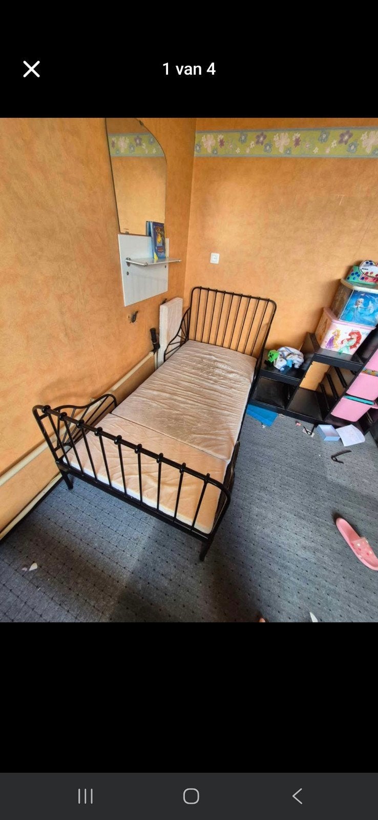 Meegroeibed ikea, Enlèvement