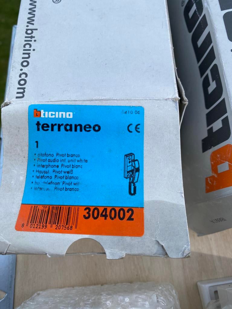 Parlofoon Bticino, Huis en Inrichting, Deurbellen, Ophalen, Nieuw