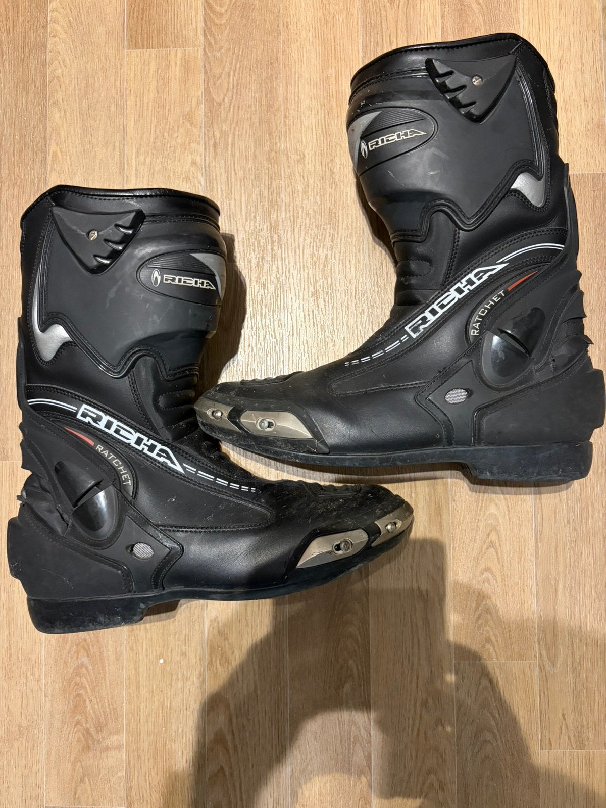 Richa ratchet maat 45, Motoren, Ophalen, Tweedehands, Heren, Laarzen