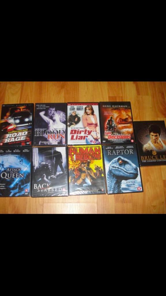 9 NİEUWE DVD’S, Action, Enlèvement ou Envoi, Tous les âges, Coffret