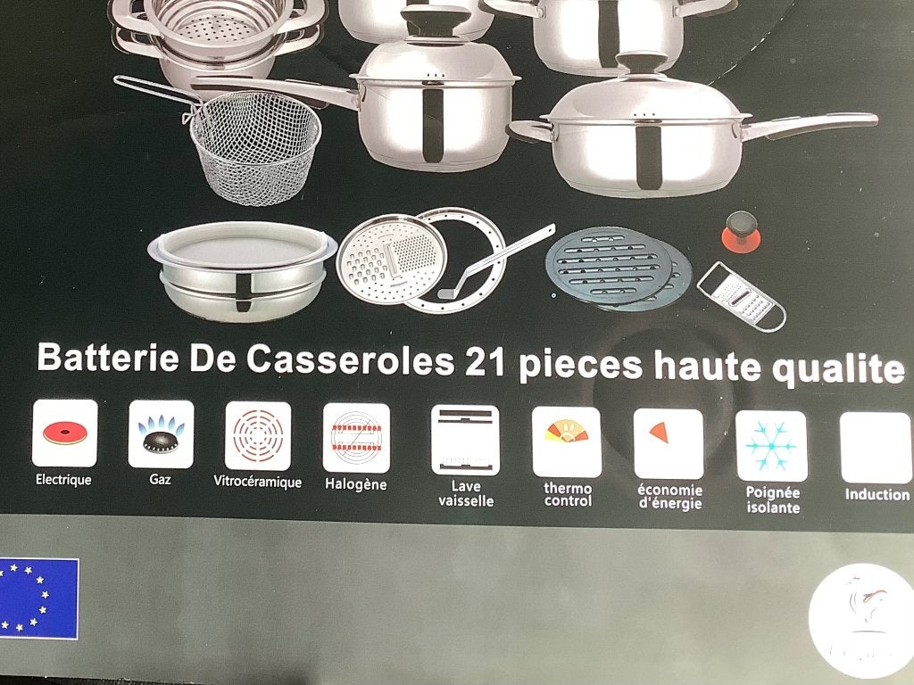 Kookpotten, Ophalen, Inox, Inductieplaat, Nieuw