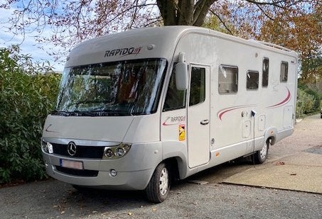 Rapido 992 M luxe integraalcamper Mercedes-Benz, Caravanes & Camping, Jusqu'à 4, Boîte manuelle, Intégral, Mercedes-Benz