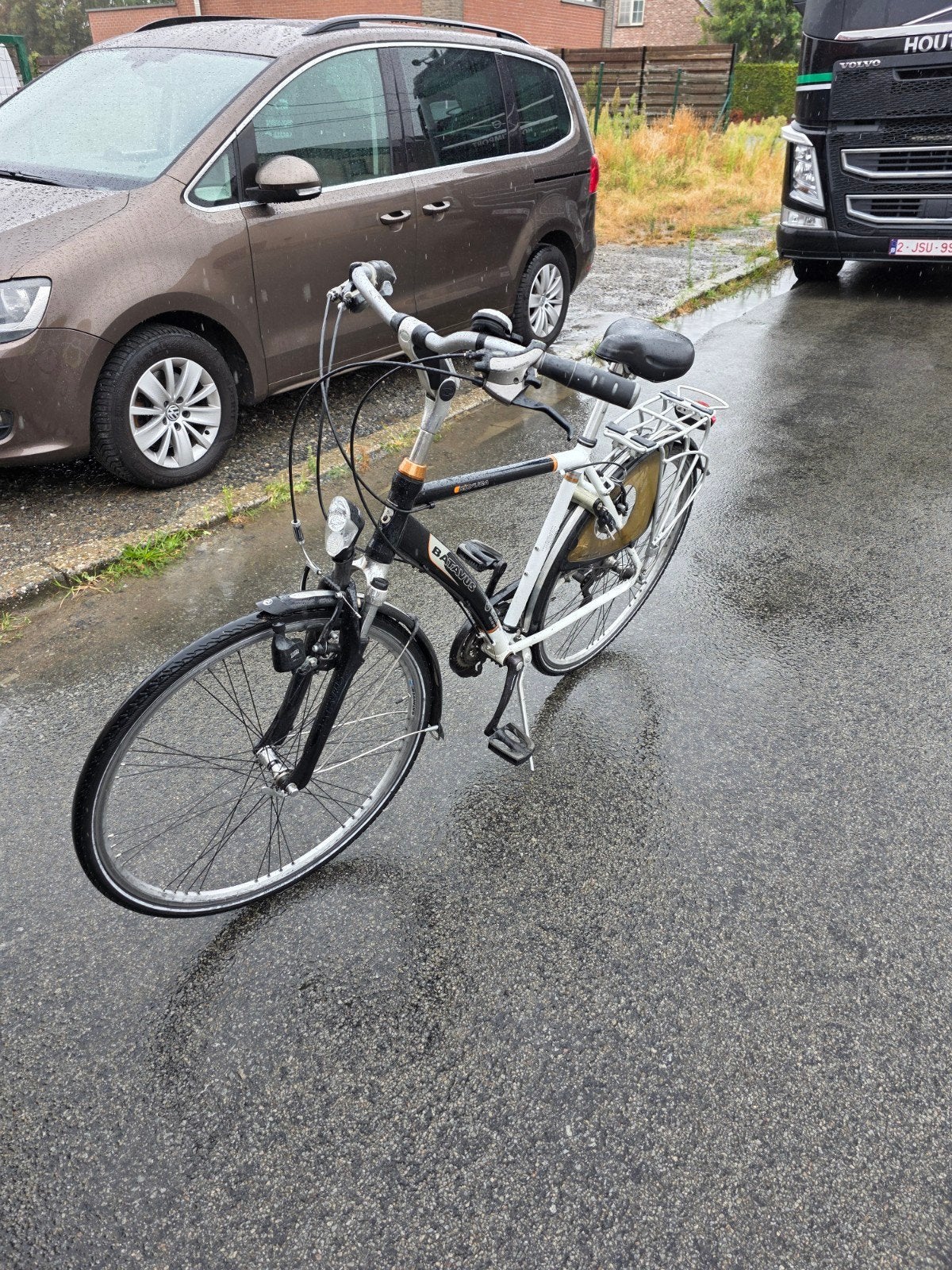 goed onderhouden fiets, Ophalen