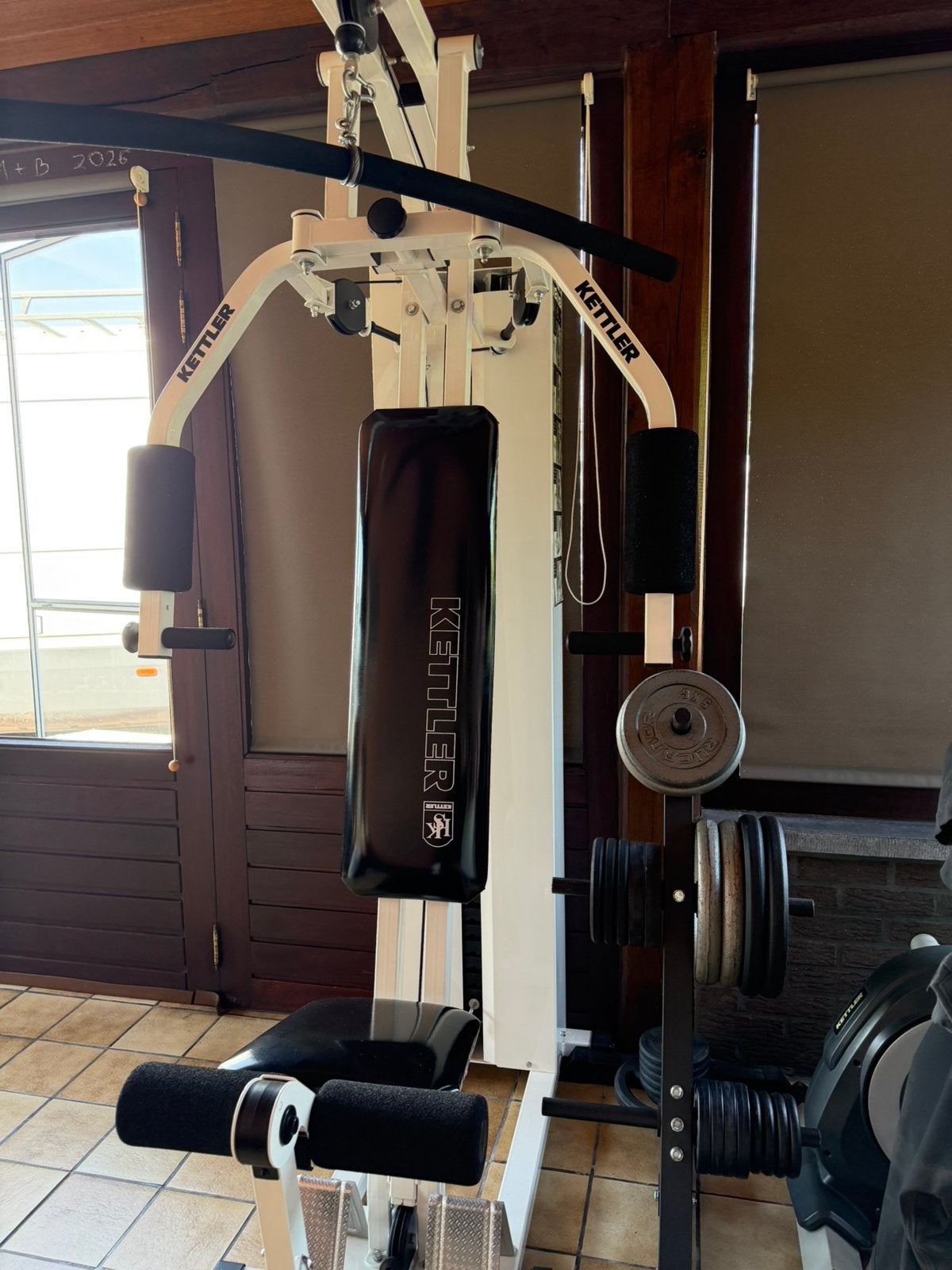Krachtstation kettler (nieuwe draad), Sport en Fitness, Ophalen, Zo goed als nieuw, Benen, Krachtstation