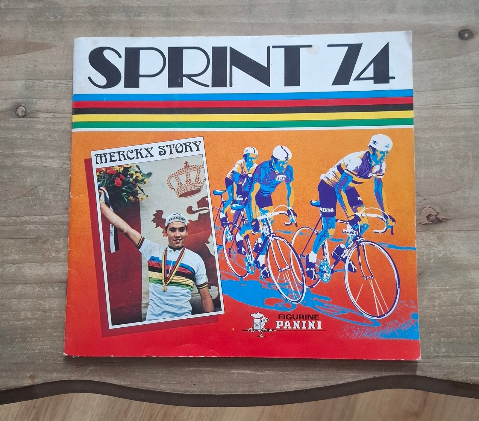 Panini album complet sprint 74 cyclisme tour de France 1974, Enlèvement ou Envoi