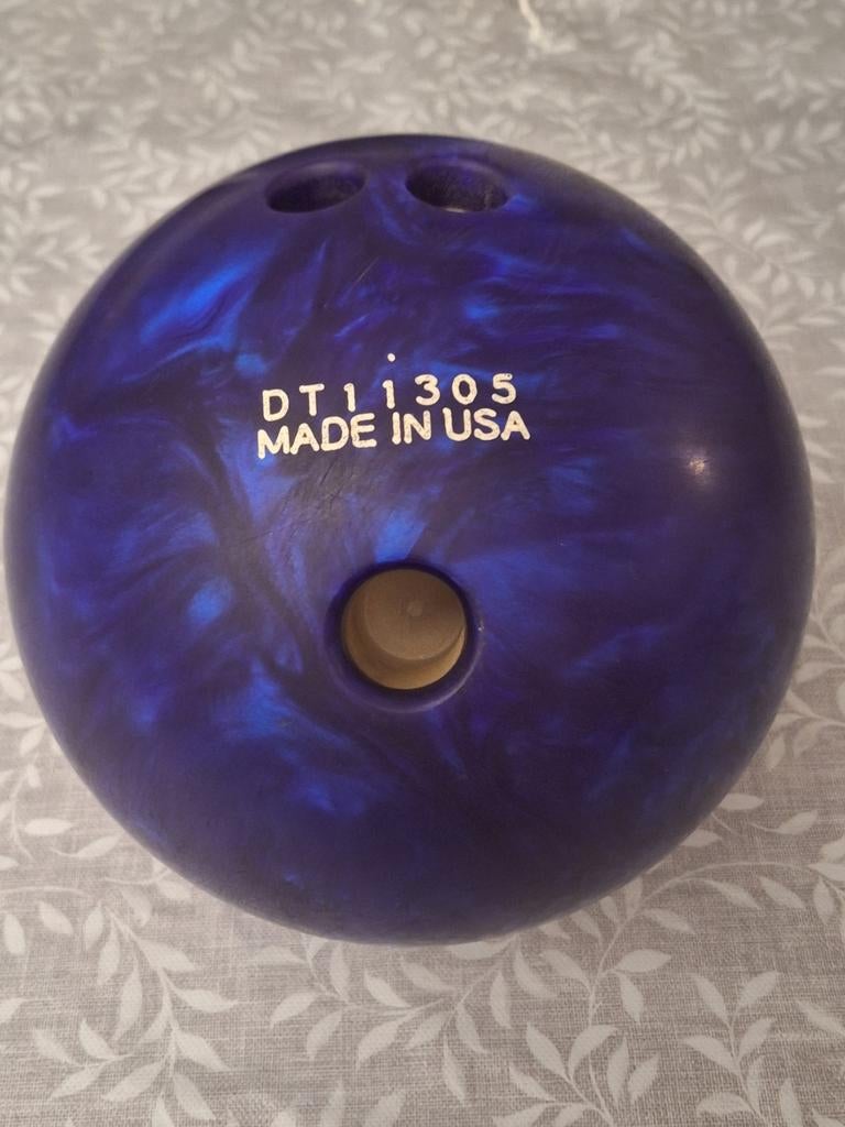 BLAUWE Bowlingbal nr 13, Sport en Fitness, Bowlen, Ophalen, Zo goed als nieuw, Bal