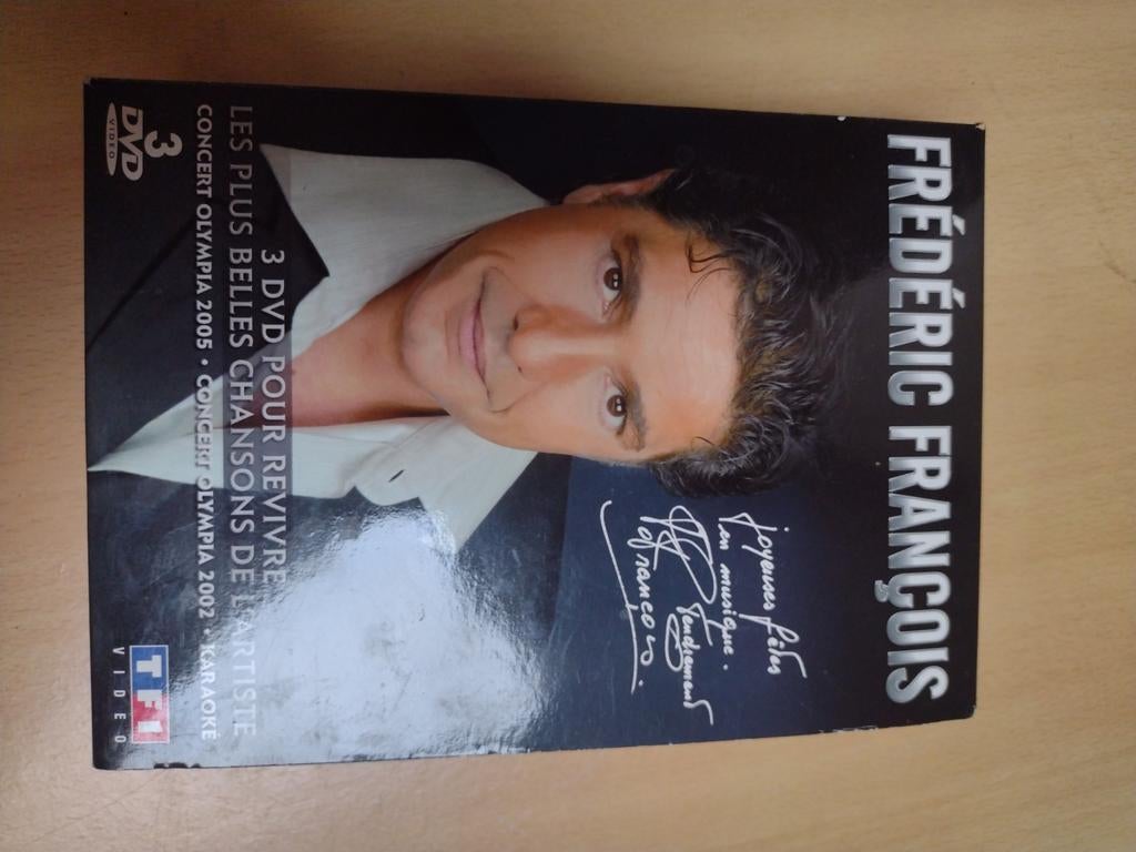 Coffret 3 DVD Frédéric François neuf, Coffret