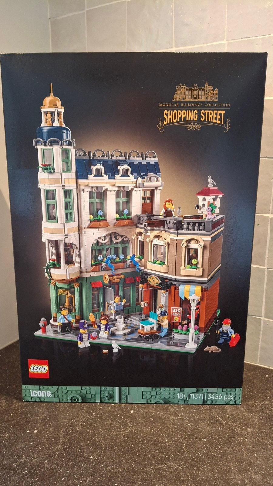 Lego Icons 11371 Winkelstraat / Shoppingstreet ONGEOPEND, Kinderen en Baby's, Speelgoed | Duplo en Lego, Lego, Nieuw, Ophalen of Verzenden