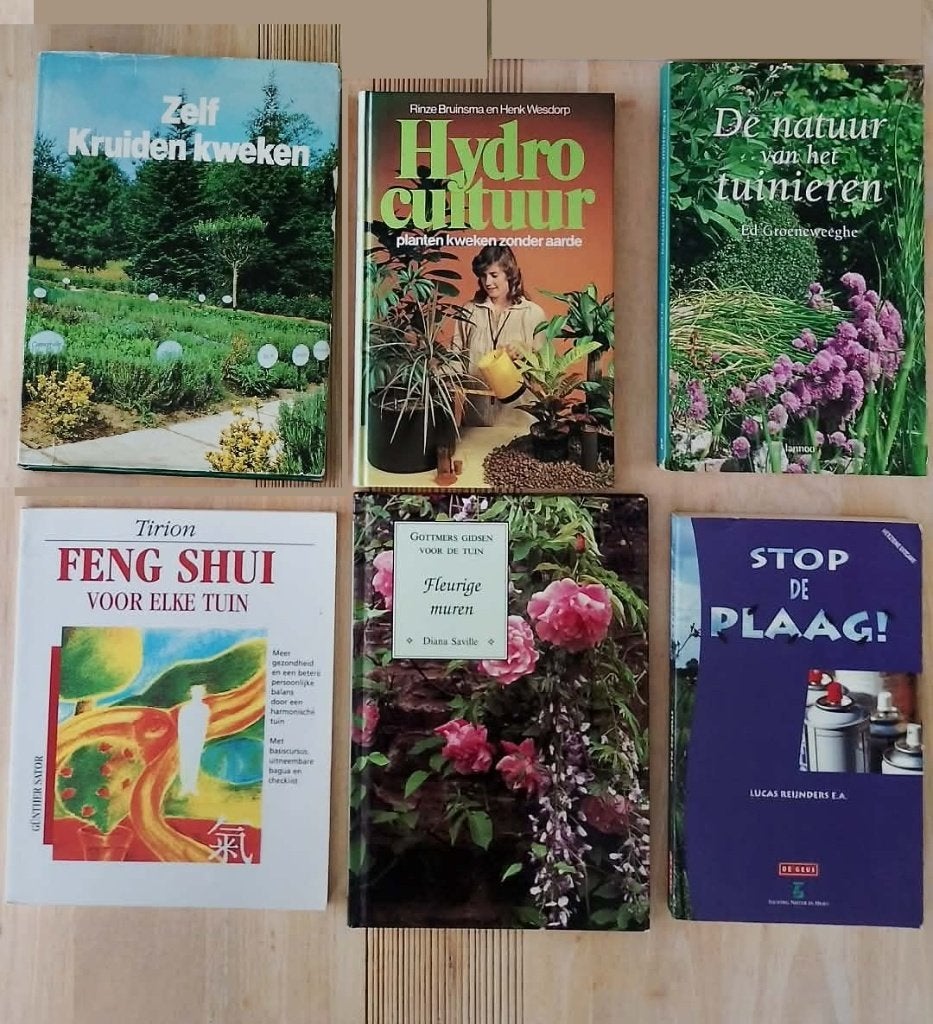 boeken rond de tuin, Ophalen of Verzenden