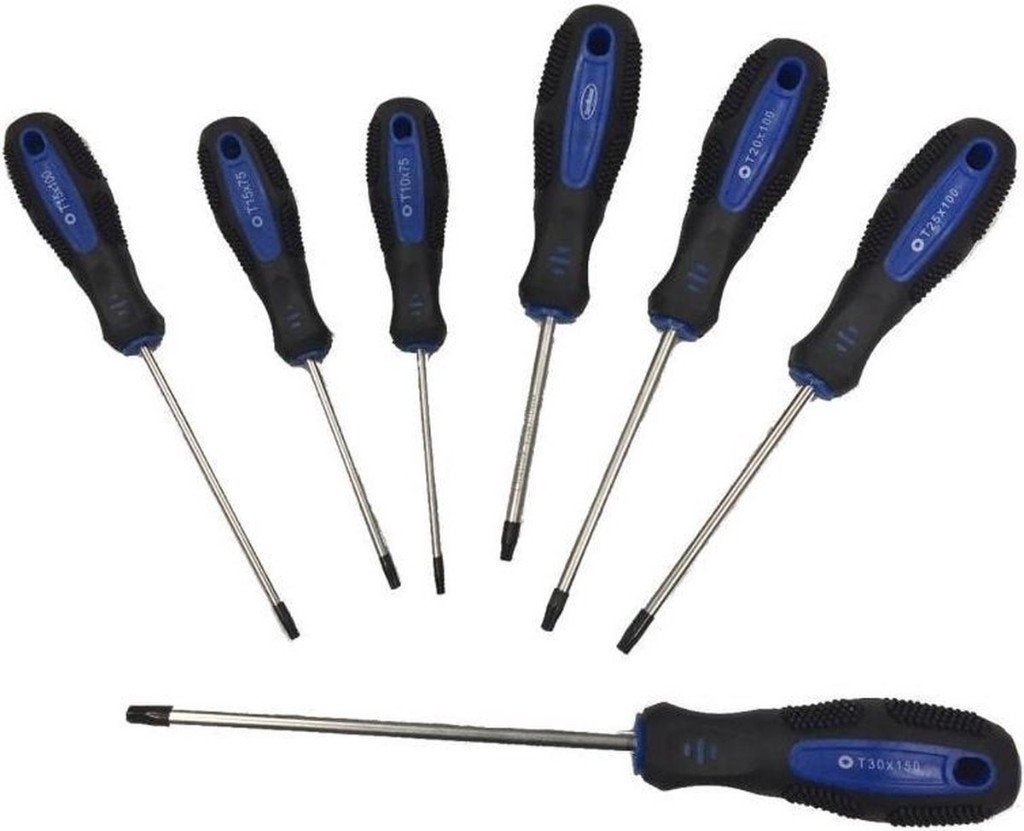 Schroevendraaier set Torx 7dlg - Nieuw, Auto diversen, Autogereedschap, Ophalen of Verzenden, Nieuw