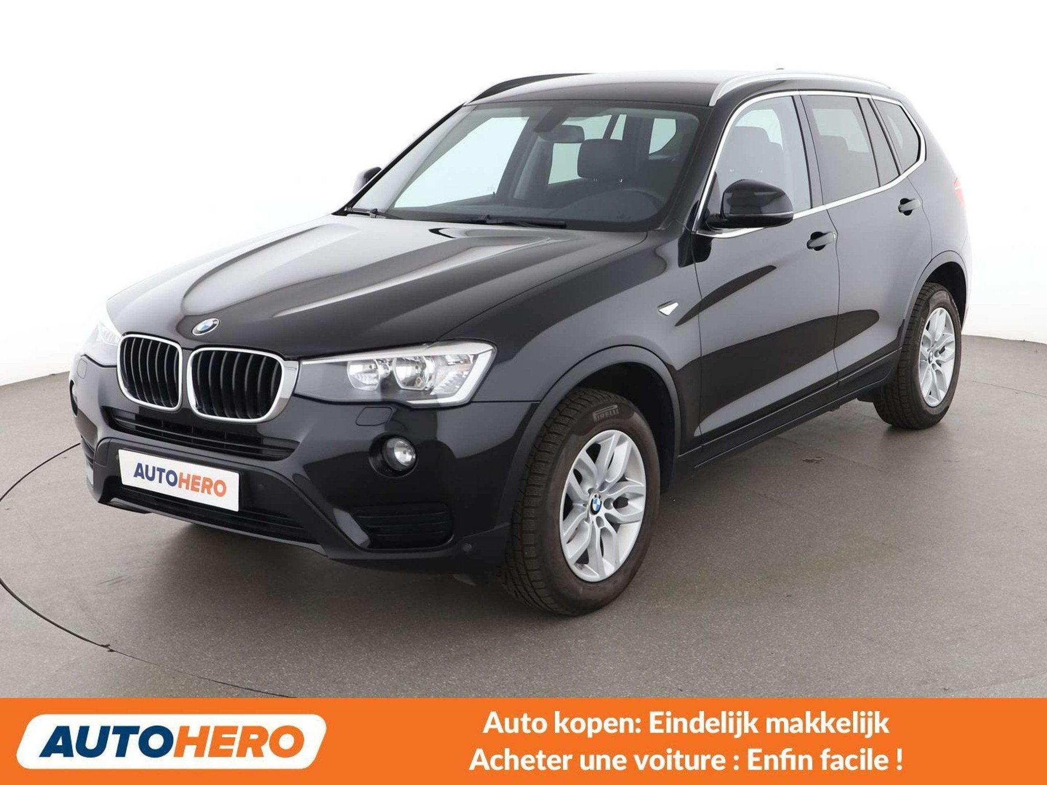 BMW X3 sDrive 18d (bj 2015), Auto's, Achterwielaandrijving, Zwart, 150 pk, SUV of Terreinwagen
