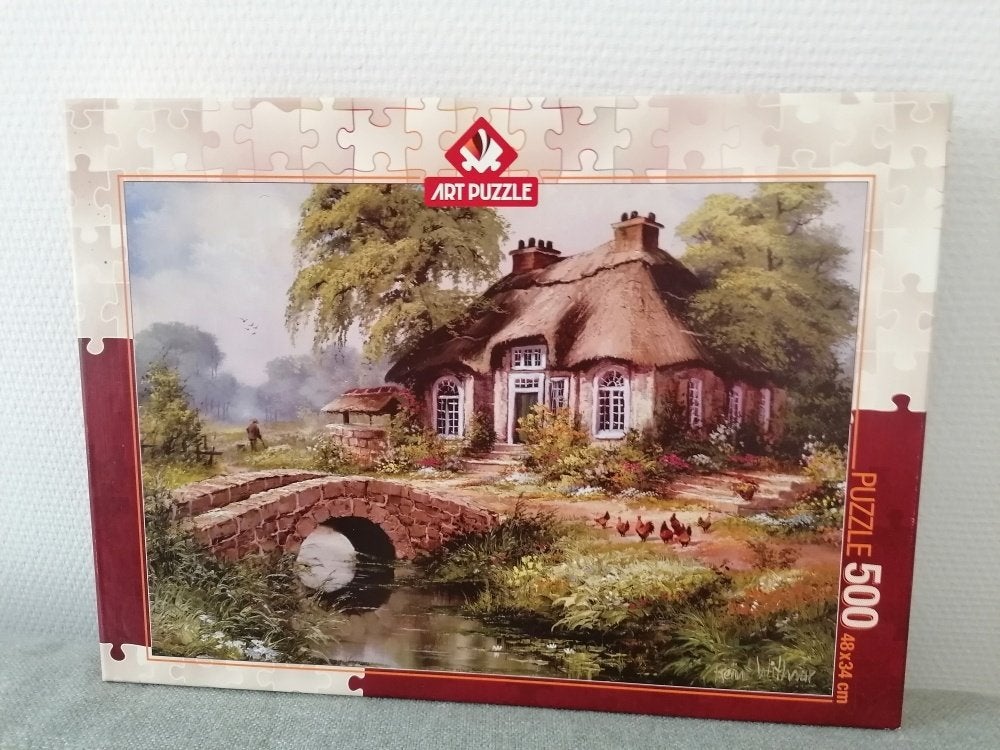 Art puzzel 500 stuks, Ophalen of Verzenden, 500 t/m 1500 stukjes, Zo goed als nieuw, Legpuzzel