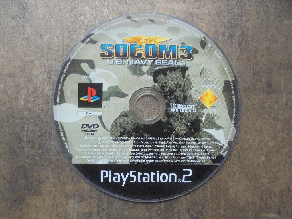 Socom 3 U.S. Navy Seals voor PS2 (zie foto's), Games en Spelcomputers, Games | Sony PlayStation 2, Gebruikt, Shooter, 1 speler