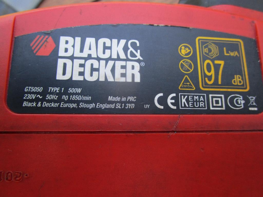 haagschaar Black & decker, Enlèvement, Utilisé, Électrique, Black & Decker