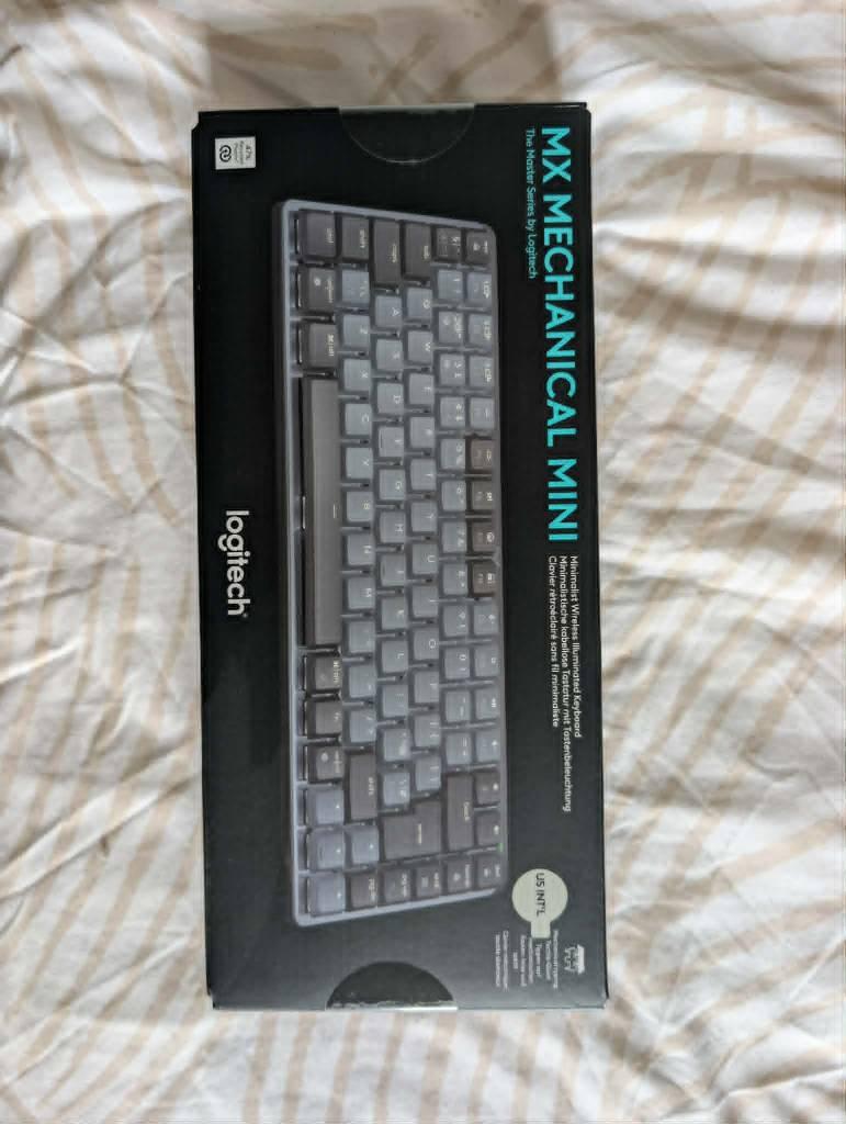 Logitech MX Mechanical Mini Wireless - grijs, ongeopend, Ophalen, Nieuw, LogicKeyboard, Draadloos
