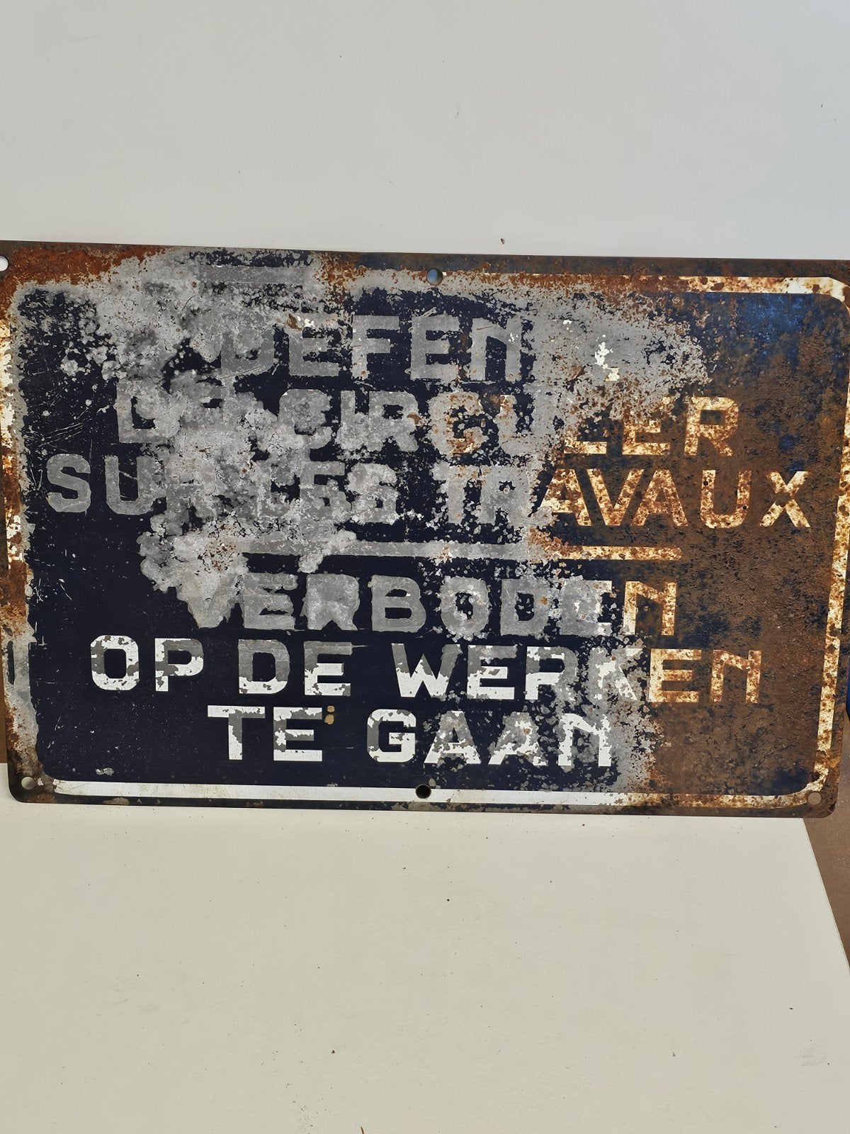 wandbord zeer oud
60 x 40 cm, Antiek en Kunst, Ophalen of Verzenden