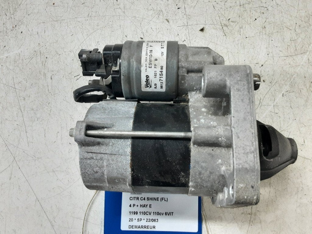 DÉMARREUR Citroën C4 Cactus (0B / 0P) (9812715480), Citroën, Mevr. I. Hauben, Utilisé, Rue de l'Espoir 34 34
4030  GRIVEGNÉE, BE