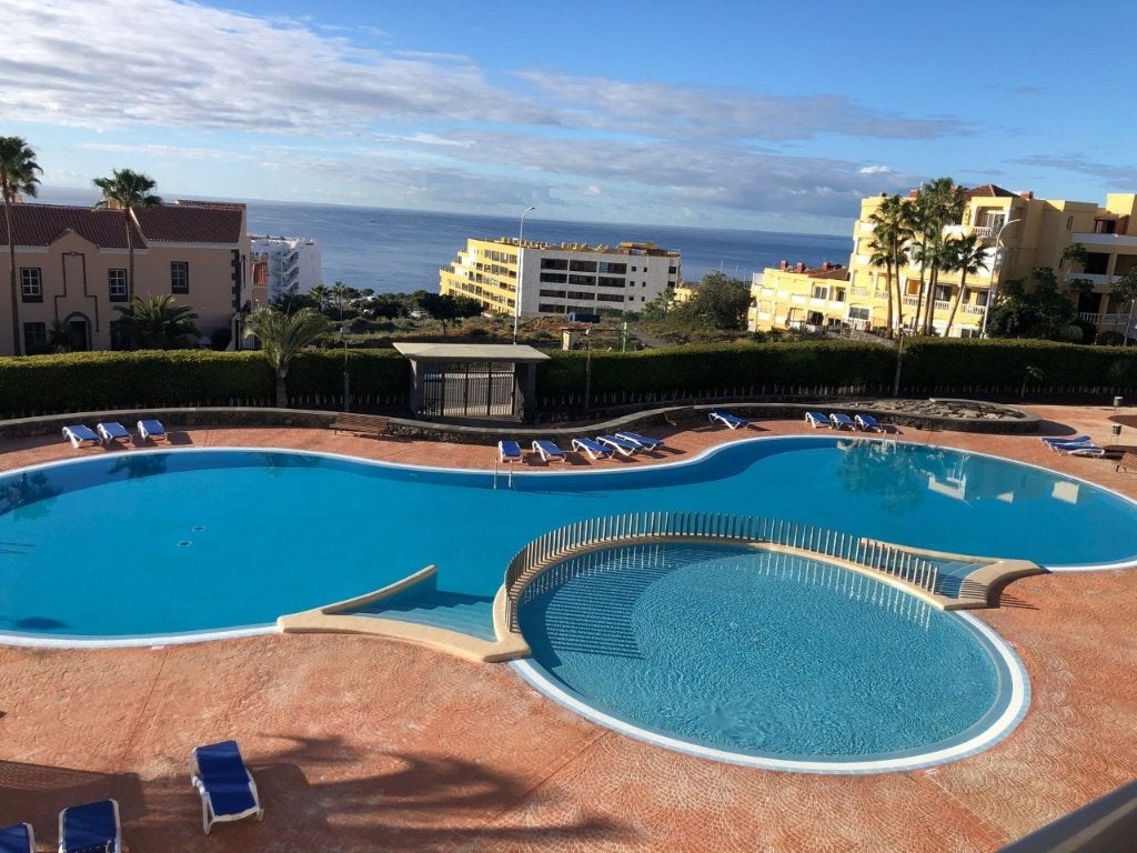 Tenerife : 1slpk-app met zeezicht in Golf del Sur, Wasmachine, Canarische Eilanden, Dorp, 3 personen
