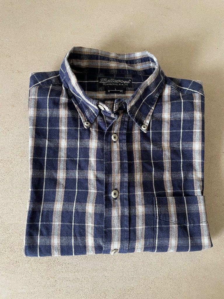 Herenhemd Bellerose geruit maat L, Vêtements | Hommes, Tour de cou 41/42 (L), Enlèvement ou Envoi, Comme neuf, Bellerose