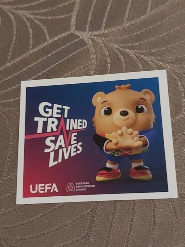 Topps/Sticker/UEFA/Get trained, save lives, Enlèvement ou Envoi, Neuf, Affiche, Image ou Autocollant