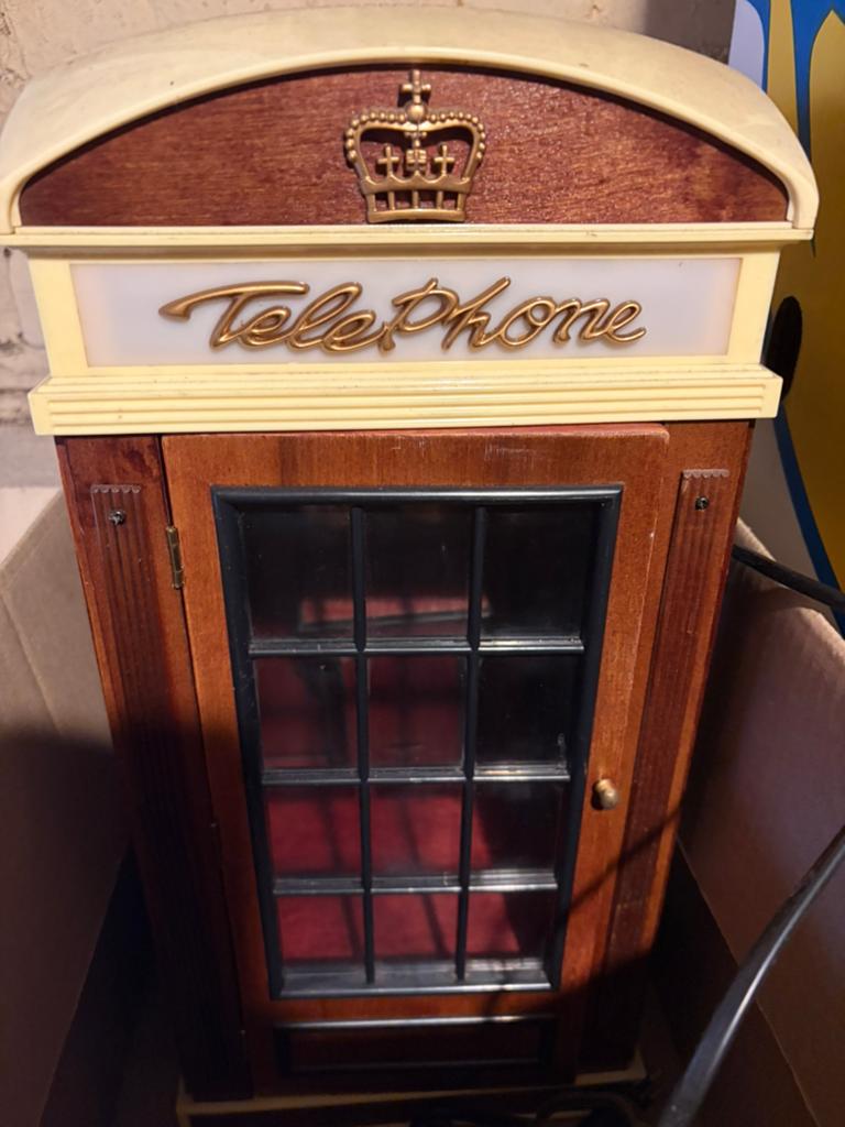 Miniatuur telefooncel, Verzamelen, Automaten | Jukeboxen, Ophalen of Verzenden, Zo goed als nieuw