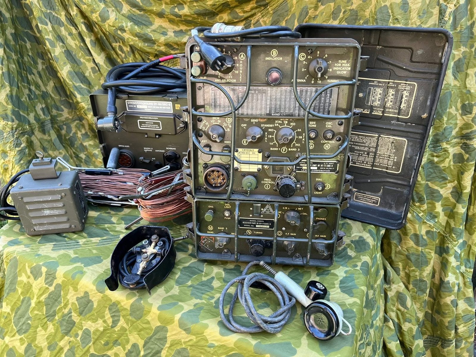 Original U.S. Army Signal Corps RT-77/GRC-9 Radio Set, Verzamelen, Militaria | Tweede Wereldoorlog, Landmacht, Ophalen of Verzenden