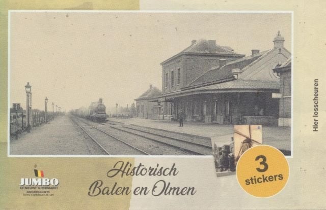 (g89) Historisch Balen en Olmen, stickeralbum, Boeken, Ophalen of Verzenden, Gelezen