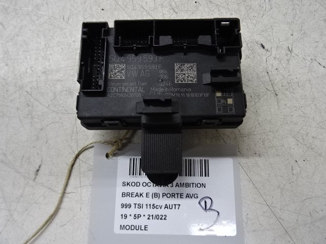 UNITE ELECTRONIQUE Skoda Octavia Combi (5EAC) (5Q4959593F), Autos : Pièces & Accessoires, Utilisé, Skoda