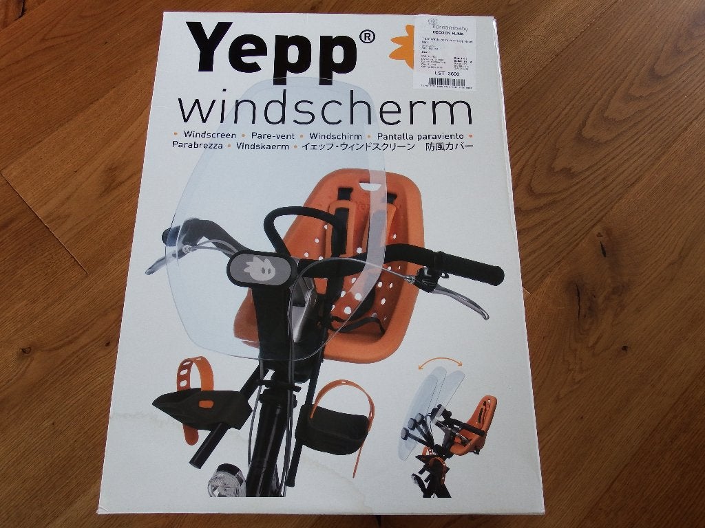 Windscherm voor YEPP fietsstoeltje, Ophalen of Verzenden, Gebruikt, Voorzitje, Yepp (Thule)