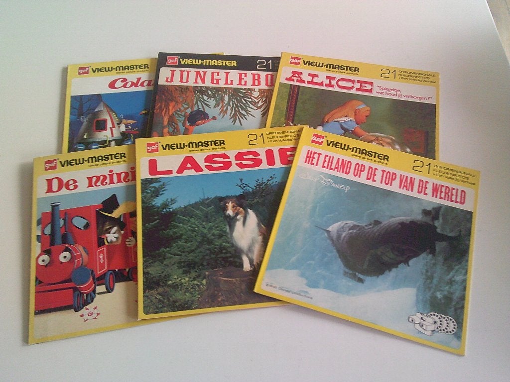 6 x View-master met 3 schijfjes + een volledig verhaal ., Antiek en Kunst, Ophalen of Verzenden