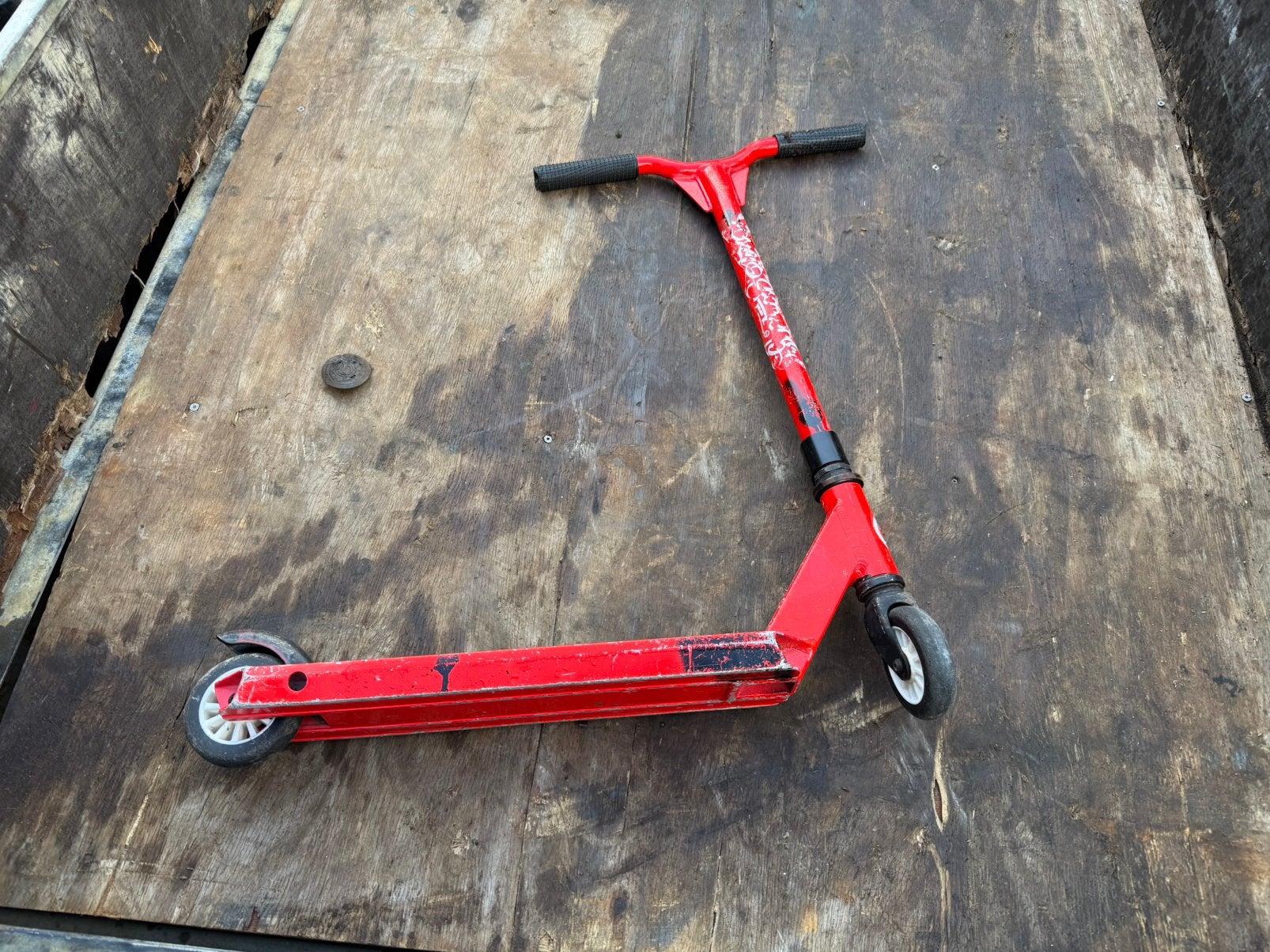 Kinder step, Fietsen en Brommers, Ophalen, Gebruikt, Gewone step