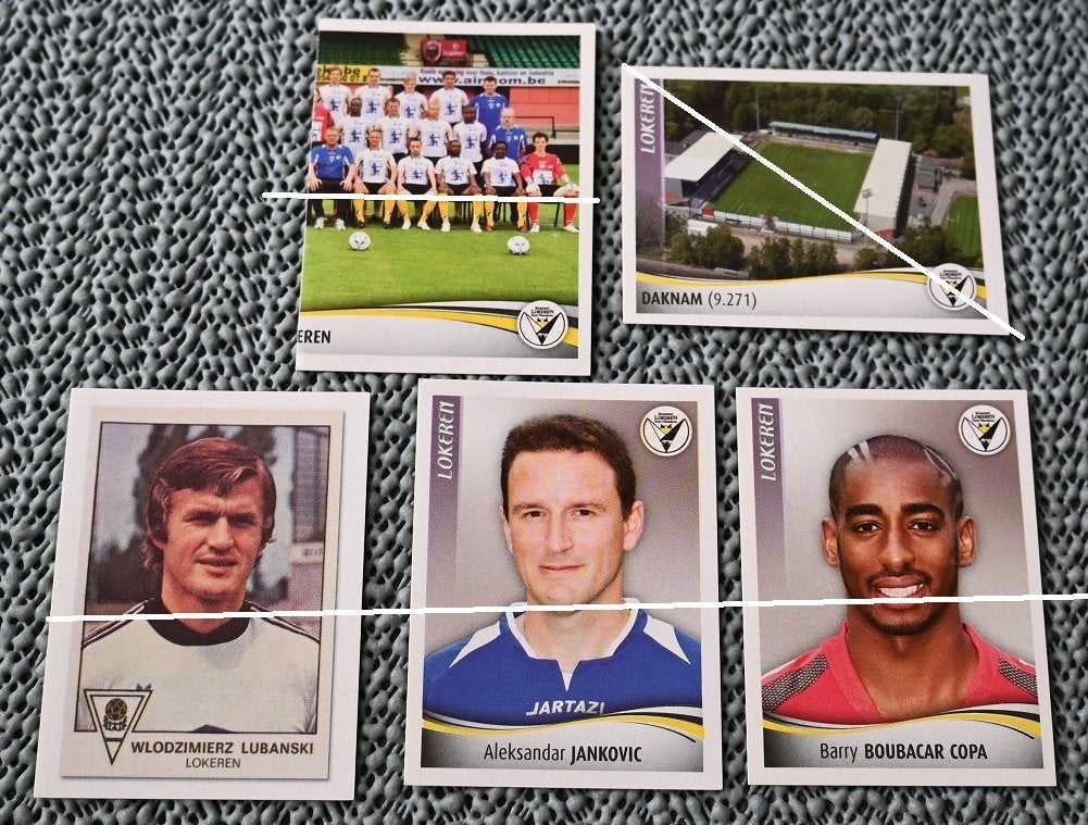 Panini Football 2010/Sporting. Lokeren/25 autocollants, Collections, Envoi, Neuf, Affiche, Image ou Autocollant